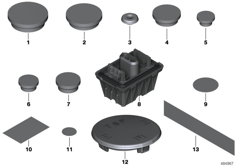 Sealing cap/plug