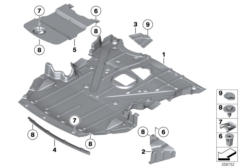Underbonnet screen