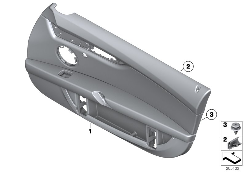 Door trim panel