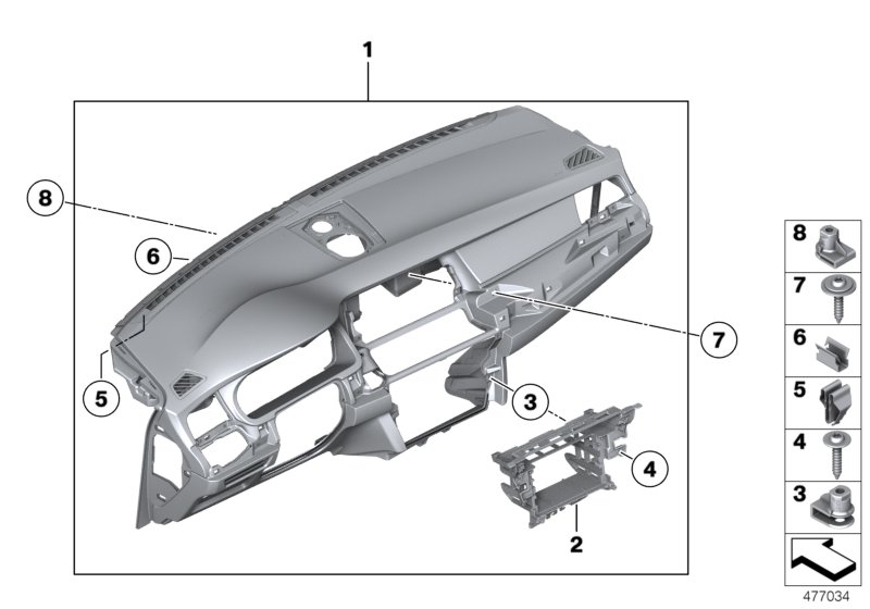 Trim panel dashboard