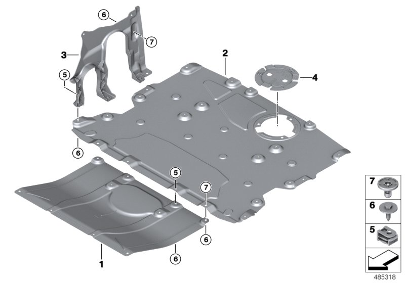 Underbonnet screen
