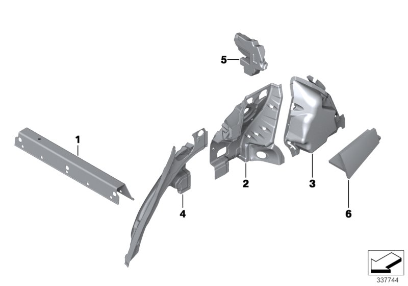 Sound insulating rear