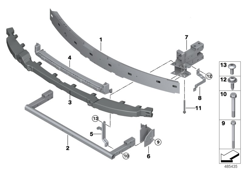 Support, front