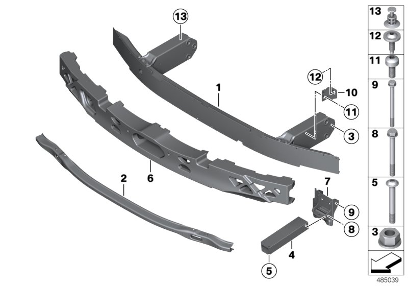 Support, front