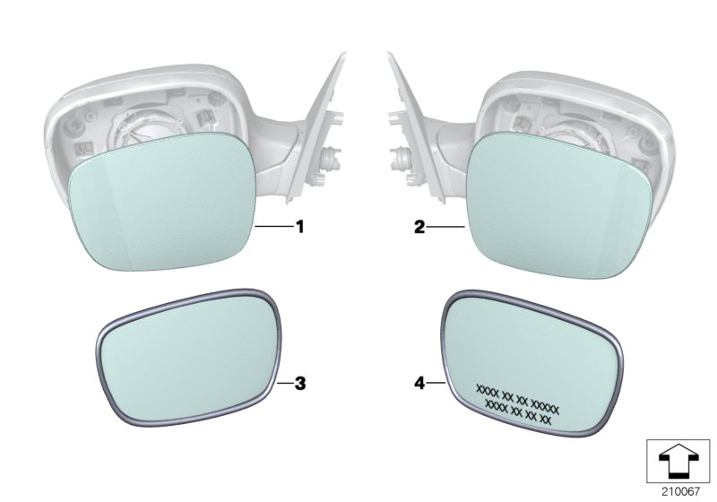 Mirror glass (S430A)
