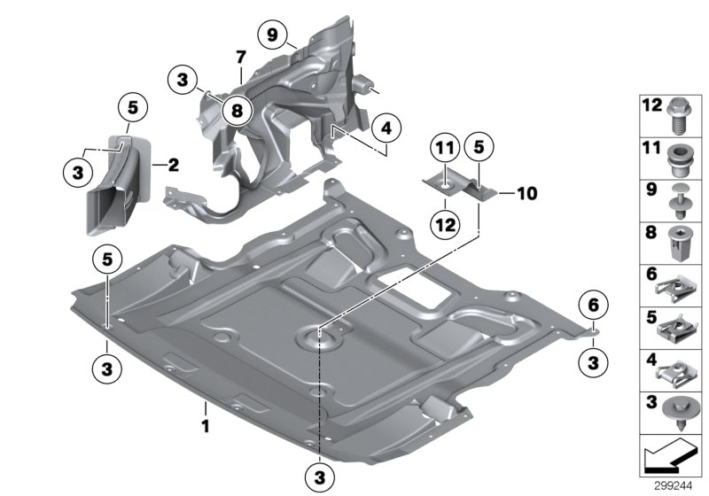 Underbonnet screen