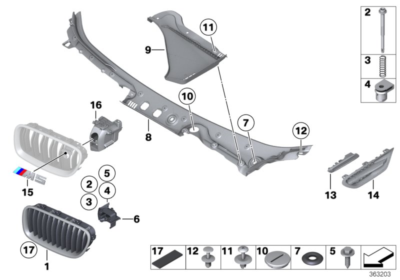 exterior trim / grille