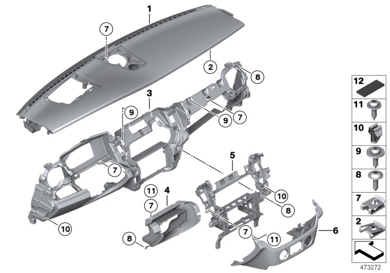 Trim panel dashboard