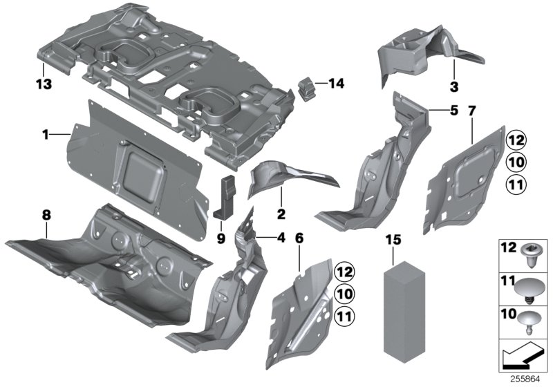 Sound insulating rear