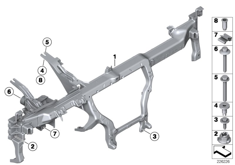 Carrier instrument panel