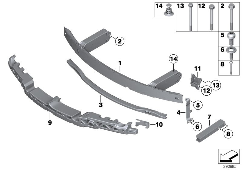 Support, front