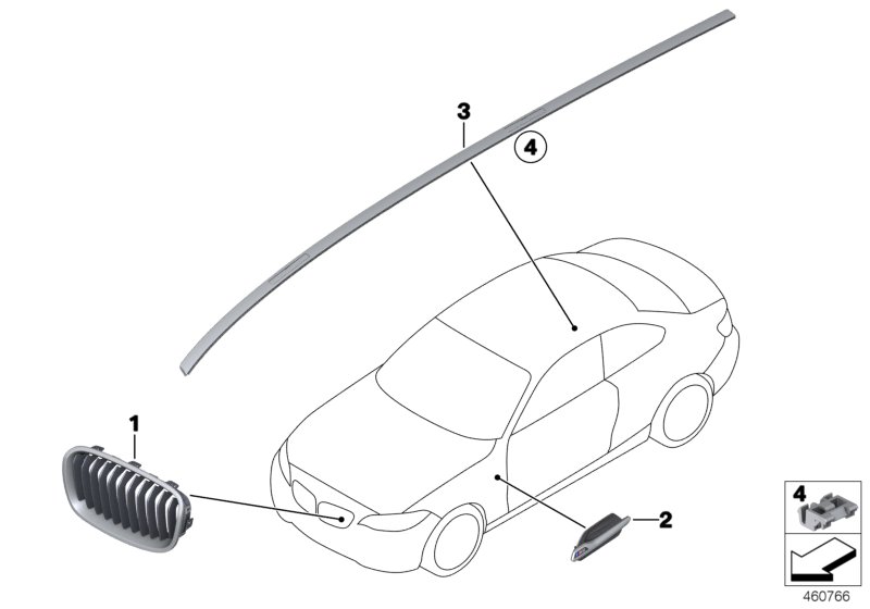 exterior trim / grille