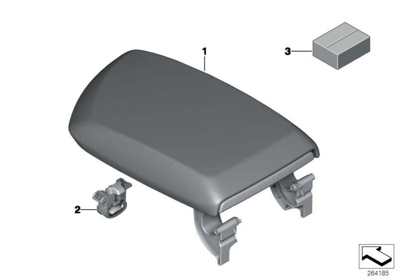 Armrest, centre console