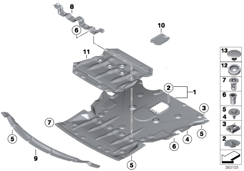 Underbonnet screen