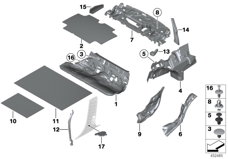 Sound insulating rear