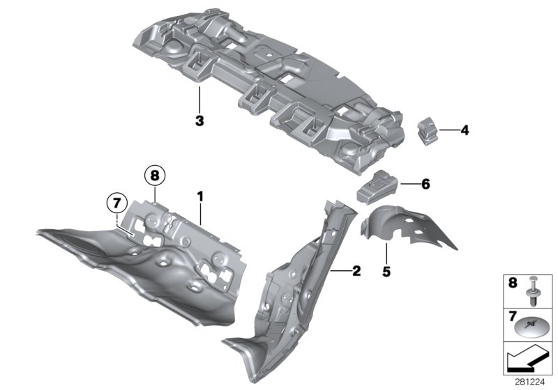 Sound insulating rear