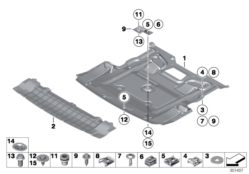 Underbonnet screen