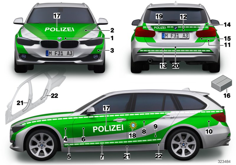 Police and Paramedic sticker