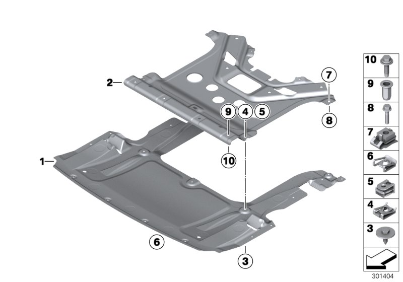 Underbonnet screen