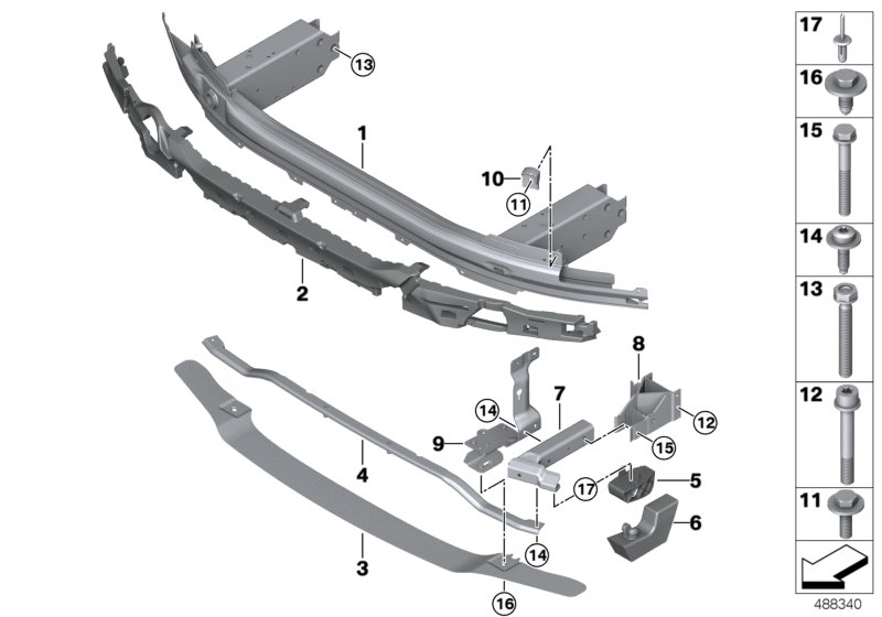 Support, front