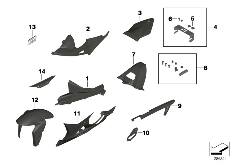 HP Carbon parts