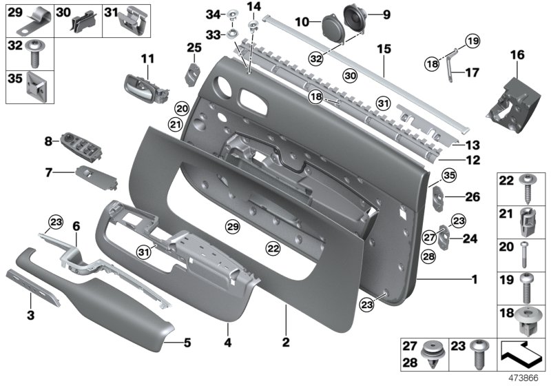 Door trim panel