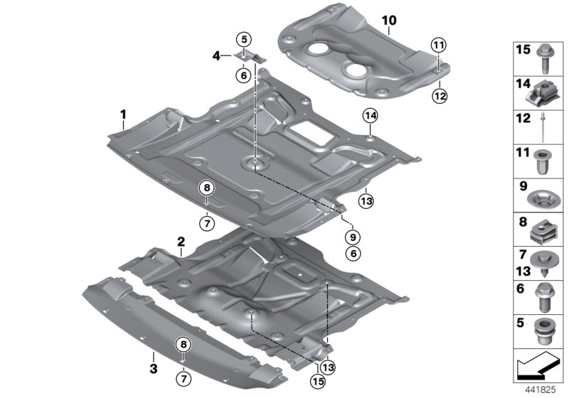 Underbonnet screen