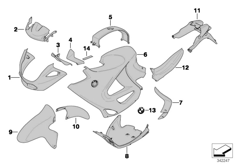 Primed parts