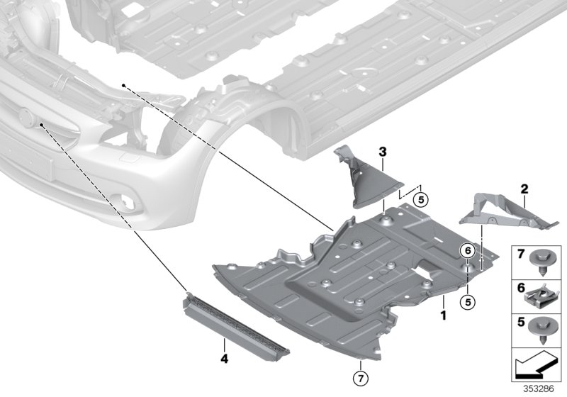 Underbonnet screen