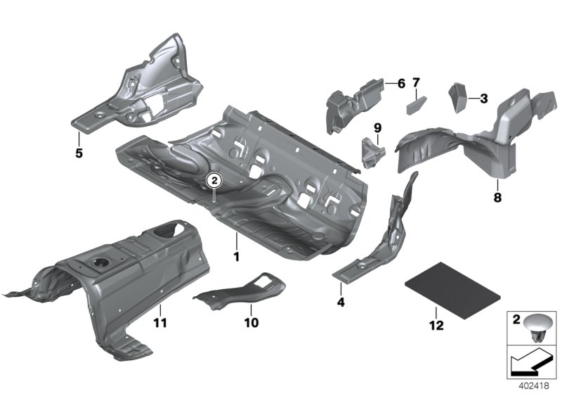 Sound insulating rear