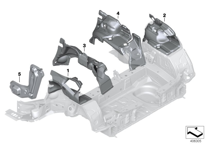 Sound insulating rear