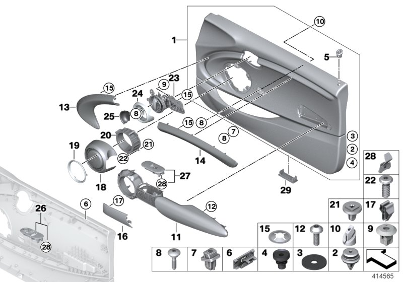 Door trim panel
