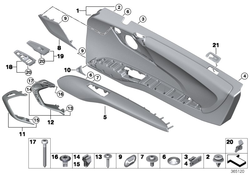 Door trim panel