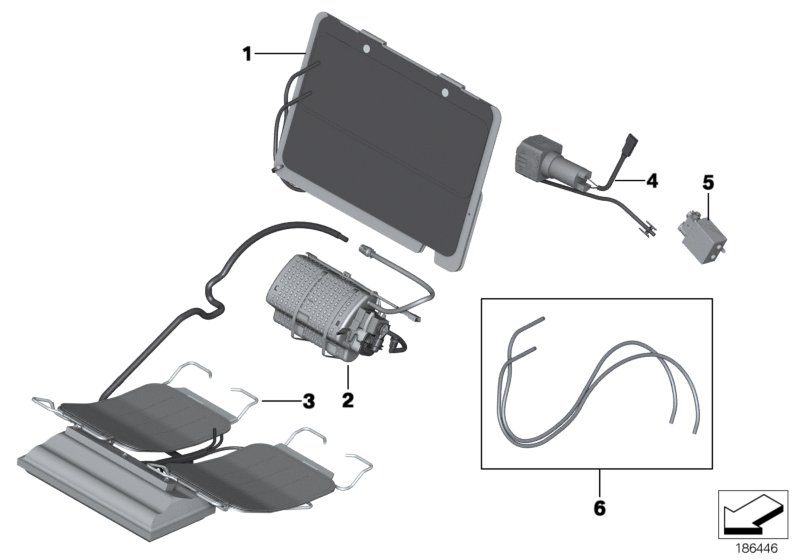 Seat, front, lumbar - active seat