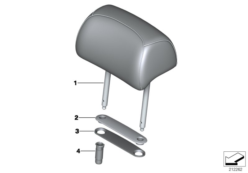 Seat, rear, head restraint, comfort seat