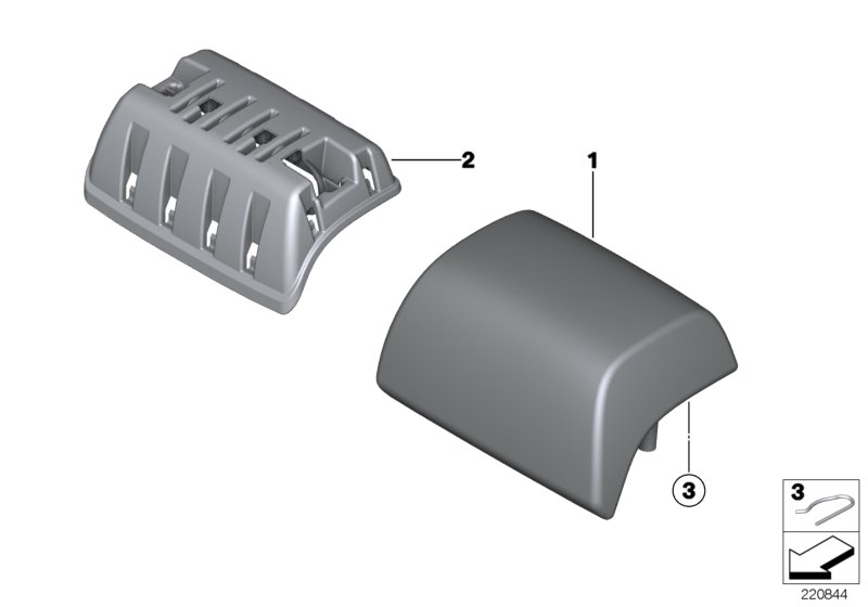 Rear seat head restraint