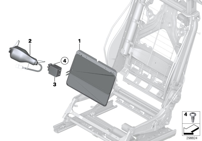 Seat, front, lumbar