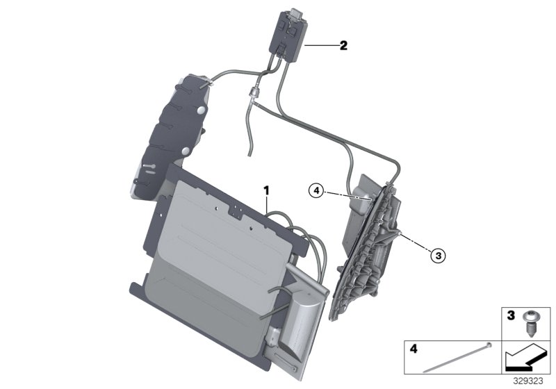 Seat, front, lumbar