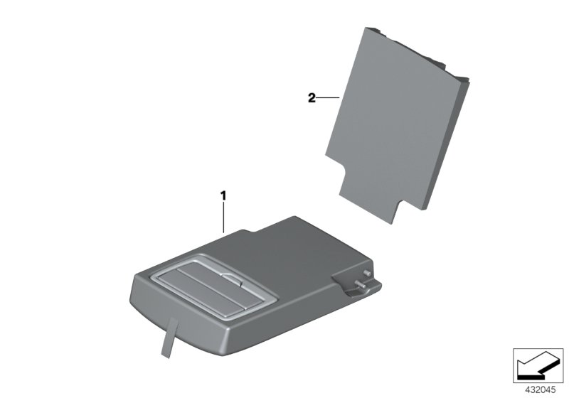 Rear seat centre armrest