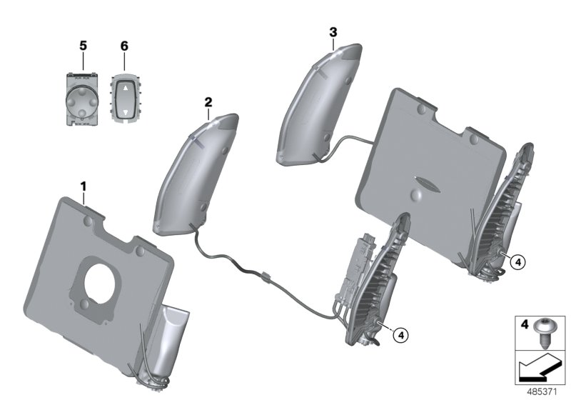 Seat, front, lumbar
