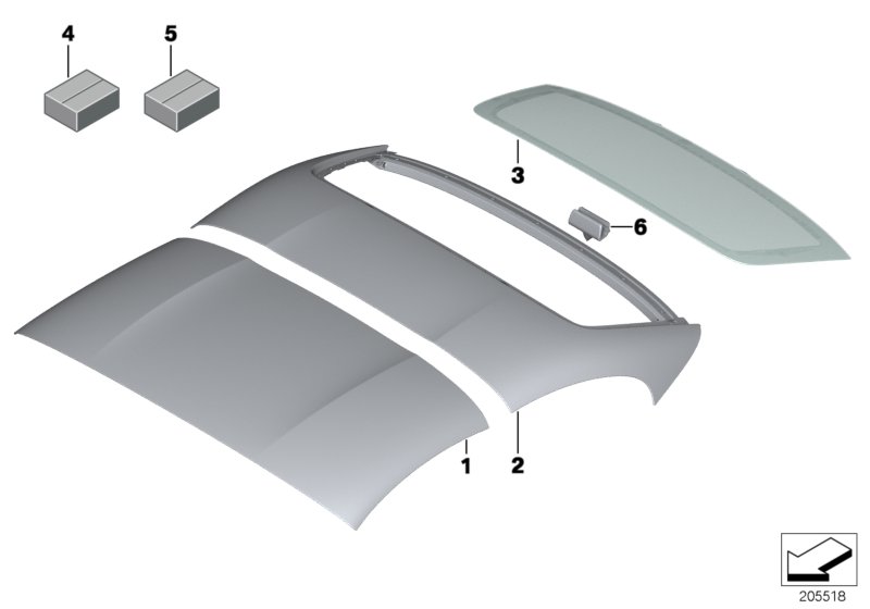 Roof shells