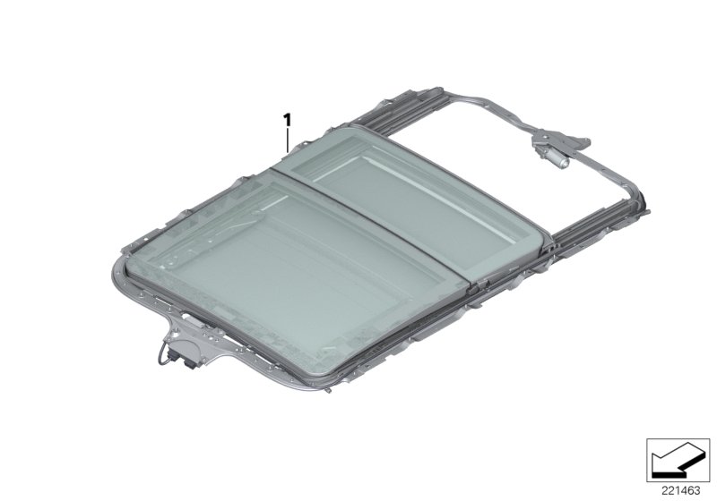 Panorama glass roof