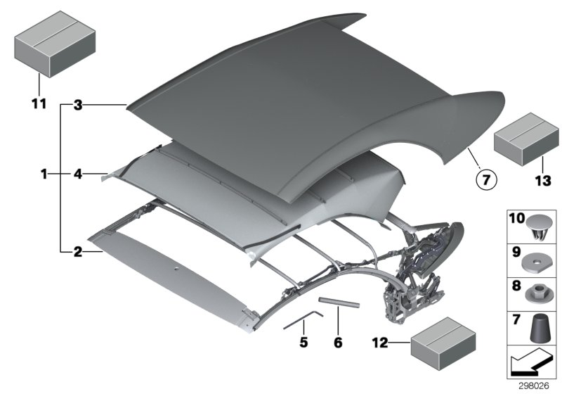 Folding top