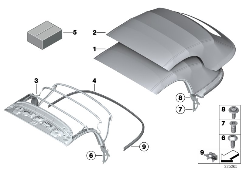 Folding top