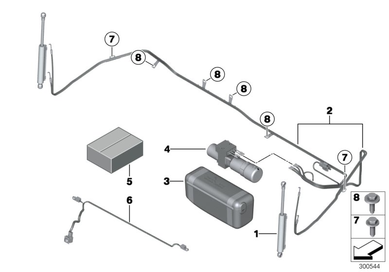 Folding-top, hydraulic