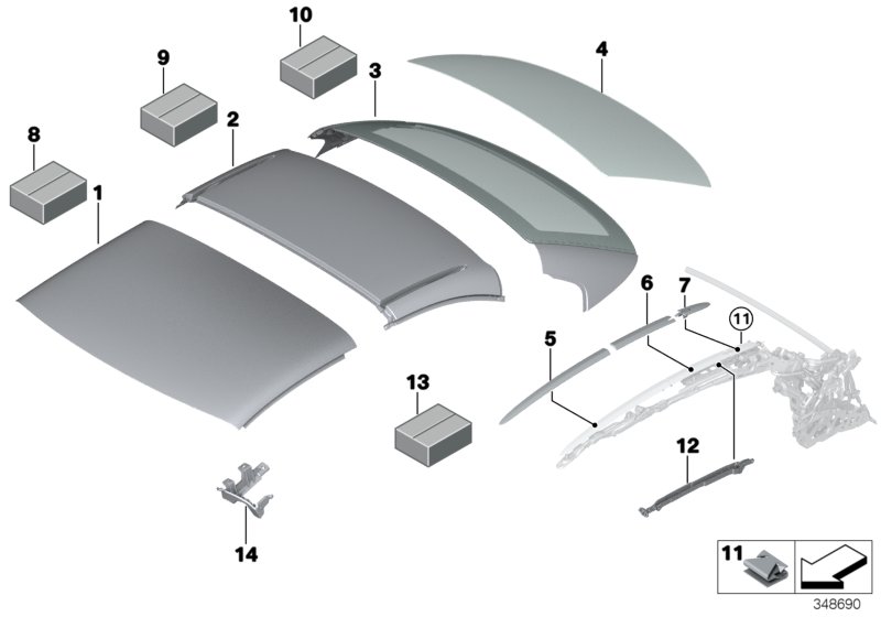 Roof shells