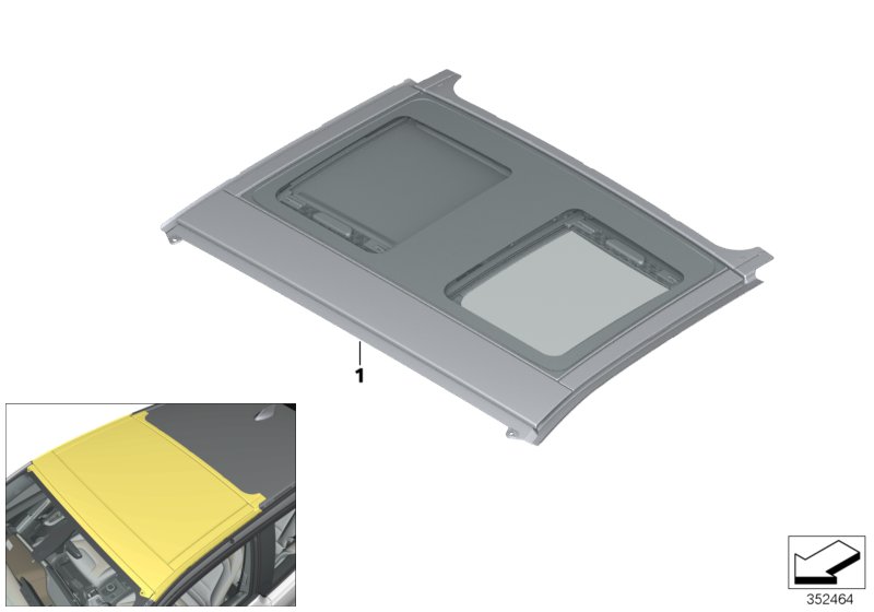 Lift-up-and-slide-back sunroof