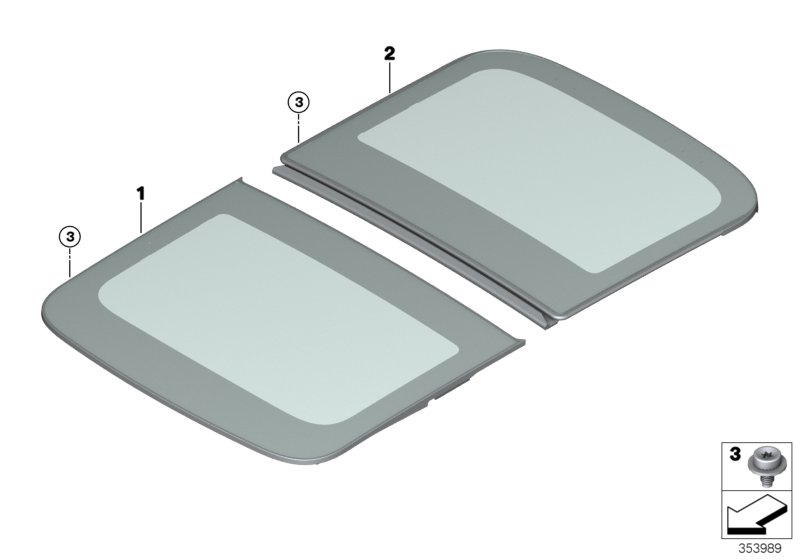 Panorama roof,glass slide/tilt sunr pan