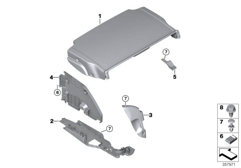 Trim panel, retractable hardtop