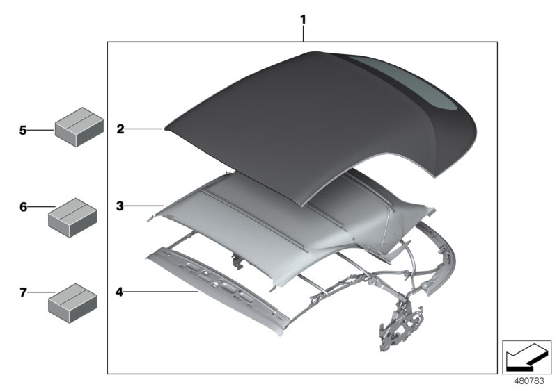 Folding top